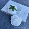 Cabeza de flor de rosa grande de París, flores artificiales, decoraciones para coche de boda, pared floral de boda, flores artificiales de tela de seda, diseño floral, venta al por mayor de un fabricante de arte floral