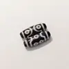 Contas Dzi Genuínas de Xizang, Tipo Casco de Cavalo Branco, Envelhecidas e Polidas a Óleo, Grau A, Contas para Pulseira Colecionável Vintage, Contas Soltas Atacado