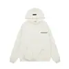 Moletom com Capuz de Lã Ess Fog Cross-Border para Homens e Mulheres, Jaqueta Hoodie de Veludo Solta para Casal