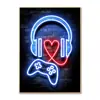 Pintura em Tela Impressa de Poster de Jogo de E-Sports Mais Vendido Transfronteiriço Pintura Decorativa para Lan House de Jogos em Inglês Núcleo de Impressão de Comércio Exterior
