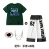 Ropa de calle de hip-hop moderna para niños, atuendo de actuación de baile para niños, traje de espectáculo de danza jazz, disfraz de actuación para niños de hip-hop