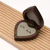Caja de Joyería Personalizada de Madera Maciza de Nogal Negro Caja de Almacenamiento Terciopelo de Calidad Exquisita de Gama Alta Joyería Anillo Pendientes Caja de Joyería para Manos