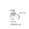 Anillos Ajustables de Acero Inoxidable para Montaje de Joyería DIY al por Mayor, Monturas de Anillo Lisas, Monturas Vacías, Anillos con Bandeja, Bases para Anillos de Piedras de Tiempo