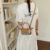 Bolso Pequeño Tejido Retro para Mujer 2026 Nuevo Diseño de Nicho Bolso de Hombro Cruzado Bolso de Mano de Alta Gama para el Trabajo