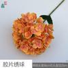Película Hortensia 3D Sensación de Mano Hortensia Salón de Bodas Coreano Pared de Flores Arte Floral Camino de Flores de Seda Decoración de Bienvenida Flor Falsa