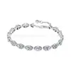 Pulsera Nueva Popular Transfronteriza de Plata S925 para Mujer, Cadena de Hueso de Serpiente en Forma de Corazón Incrustada con Diamantes, Simple y Versátil, Joyería de Moda de Alta Gama