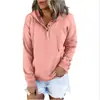 Moda Femenina Europea y Americana 2021 Estación Independiente de Amazon Sudadera Casual Holgada de Manga Larga con Capucha y Bolsillo con Cordón