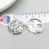 Set Mixto de 80 Accesorios de Halloween: Colgantes de Calabaza, Calavera, Murciélago, Bruja, Accesorios para Adornos DIY, Materiales para Pendientes