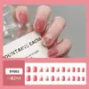 Unhas Postiças Curtas Personalizadas no Atacado, Adesivos de Unha Embalados, Unhas Usáveis, Arte de Unha Ilustrada, Unhas Postiças