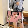 Bolsa de Tote de Lona de Gran Capacidad con Estampado de Pintura al Óleo Retro, Bolso de Mano para Mamá de Commuter Moderno y Sencillo, Bolso de Mano para el Trabajo, Bolso de Hombro