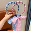 Diadema de Cinta Kuromi para Niñas, Diadema Linda, Bufanda de Seda, Diadema Trenzada, Diadema Dentada, Accesorio para el Cabello de Niña Pequeña