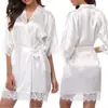 Camisola Europeia e Americana de Tamanho Grande, Lingerie Sexy e Tentadora, Roupão de Banho Sexy Estilo Exportação, Pijama Sexy de Seda Gelada para Dormir em Casa