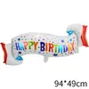 Globo de Feliz Cumpleaños Bola de 18 Pulgadas FELIZCUMPLEAÑOS Globo de Película de Aluminio Decoración de Cumpleaños Diseño de Fiesta