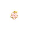 Acessórios DIY de Ouro Areia Vietnamita que Preservam a Cor Pequena Flor Flor de Pêssego Pingente Colar Pulseira Cordão Contas Soltas Joias Femininas