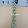 Nuevo Encaje de Cadena de Aluminio con Flores a Juego de Color de 2 cm de Ancho en el Medio Accesorios Decorativos para Ropa DIY Encaje al por Mayor