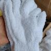 Plato Nuez Artefacto Wen Play Wan Mao Guantes Guantes de Felpa Blanca Engrosados Cuentas de Plato Base Envolvente de Pulpa Resistente al Desgaste Colgante Porcelana Oro