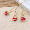 Collar con Flores de Colores y Diseño de Corazón, Accesorios de Collar Corazón del Océano para Mujeres, Temperamento de Lujo Ligero, Regalo Versátil para Mejor Amiga