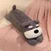 Juguete de Peluche Schnauzer Cachorro West Highland Muñeco Almohada Larga Muñeco para Dormir Cojín para Asiento de Ventana Grande Juguete de Peluche