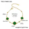 Pendientes de Piedra de Cristal Cuadrada Geométrica, Collar Pulsera Multicolores de Ensamblaje con Cuentas de Acero Inoxidable, Joyería de Lujo Accesible