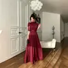 2026 Europeo y Americano transfronterizo Amazon comercio exterior liso tela de gasa poliéster de alta densidad vestido vestido de noche