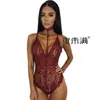 Lingerie Sexy Estilo Europeu e Americano, Meias-liga Sexy, Sem Costas, Camisola Sexy que Não Tira, Macacão de Renda Transparente Modelador