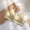 Comércio Exterior Transfronteiriço Mais Vendido Roupa Íntima Feminina Sem Costura, Sutiã de Renda Push-Up Respirável Fino de Verão com Lindo Design nas Costas