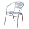Mesas y Sillas de Balcón Casuales y Simples Personalizadas Patio Tienda de Té con Leche Aleación de Aluminio Mesas y Sillas Combinación de Muebles Creativos para Exterior
