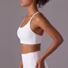 Ropa interior deportiva de verano para mujer, con tirantes finos, push-up, de alta elasticidad, para fitness y yoga, con espalda descubierta y triángulos, para pilates