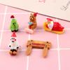 Acessórios de Resina DIY Tridimensionais, Enfeites de Paisagem Série de Natal, Pingentes Micro-Criativos para Chaveiro DIY, Venda Direta da Fábrica