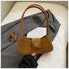 2025 Estilo Coreano Outono Bolsa de Ombro Bolsa de Couro Cera de Abelha Bolsa Fashion Bolsa Feminina Retro de Axila Bolsa Feminina de Nicho Tendência Feminina