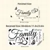 Frases Engraçadas de Família Adesivos de Parede Autoadesivos Estilo Ins Decoração de Parede de Quarto Sala Adesivos BR0651E