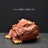 Nueva Mascota de Té Puede Criar Zisha Afortunado Jinchan Boutique Bandeja de Té Mesa de Té Decorativa Mesa de Té Gusano de Té Juego de Té Kung Fu Adornos