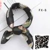 Bufanda de Seda Simulada Facetada para Primavera y Verano Bufanda Cuadrada Pequeña Bufanda Profesional de Azafata para Mujer Estilo Coreano Bufanda Decorativa Versátil para la Cabeza