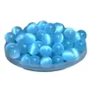 Cuentas de Piedra Ojo de Gato Seleccionadas de Lin Cuentas Sueltas Material para Pulseras de Cristal de Gama Alta DIY Cuentas para Pulseras de Piedra Ojo de Gato