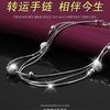 Pulseira de Contas da Moda Estilo Coreano para Mulheres, Joia de Mão Banhada a Ouro Branco, Pulseira de Corrente Osso de Cobra Multicamadas, Bijuteria da Moda, Entrega de Fábrica