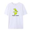 Procesamiento Camisa Publicitaria Personalizada para Hombre 200g Algodón Peinado Manga Corta Cuello Redondo Hombro Caído Media Manga Holgada Talla Grande