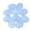 Contas Coloridas Acrílicas de Formato Irregular Jade Sintético Gradiente Duas Cores Oval Soltas Acessórios para Pulseira Colar Pingente DIY