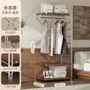 Arara de metal estilo japonês com 60cm de profundidade para instalação, guarda-roupa aberto autoportante, closet, prateleira montada, rack de armazenamento para guarda-roupa