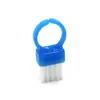 Nova Mini Escova de Anel Escova de Poeira Escova para Nail Art Escova de Fivela de Dedo Varredura de Unha Ferramenta para Nail Art Pincel Pequeno