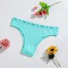 Nuevos Calzones de Encaje con Hilo de Algodón Puro para Mujer Cintura Media-Baja Control de Abdomen Transpirables Doble Capa Pantalones Brasileños Procesamiento y Personalización