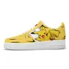 Zapatillas de caña baja con estampado de calavera de dibujos animados personalizadas Cross-Border Pod, Zapatos casuales de moda para hombre, Zapatos deportivos transpirables para pareja
