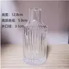 100ml Coluna Romana Aromaterapia Garrafa Vertical Stripe Garrafa De Vidro Fino Material Branco Cartão Vidro Romano Aromaterapia Atacado