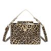 Moda Estampado de Leopardo Casual 2025 Tendencia Retro Simple Estilo Chica Popular Bolso Cuadrado Pequeño de Hombro Cruzado