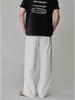 Pantalones vaqueros de marca de moda de calle alta de estilo americano para hombre primavera y otoño 2024 nuevos pantalones largos casuales rectos y holgados de moda