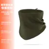 Nuevo Protector de Cuello Abrigado de Terciopelo a Prueba de Frío para Otoño e Invierno, Bufanda Cálida para el Cuello con Gorro, Gorro Cortavientos de Vellón Polar