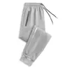 Pantalones de chándal para hombre Primavera y Otoño 2024 Nuevos Pantalones Casuales de Color Sólido para Hombre Pantalones Deportivos con Pie de Bota Pantalones Rectos Holgados