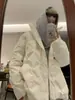 Elegante abrigo acolchado de algodón a cuadros de alta calidad para hombre 2023 Invierno nueva marca de moda americana chaqueta de plumón para pareja top