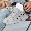 Otoño e invierno comercio exterior talla grande 46 zapatillas de papá casual de moda, nuevo modelo de moda, wish malla transpirable zapatillas para correr para hombre