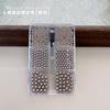 Maillard prego pérola all-match tridimensional destaque jóias tamanho marrom redondo novo patch decoração de unhas