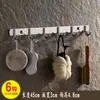 Colgador de Ganchos de Acero Inoxidable 304, Gancho para Abrigos y Sombreros, Gancho para Baño Cocina, Montaje en Pared de Hotel, Almacenamiento sin Taladro, Colgador para Parte Trasera de Puerta